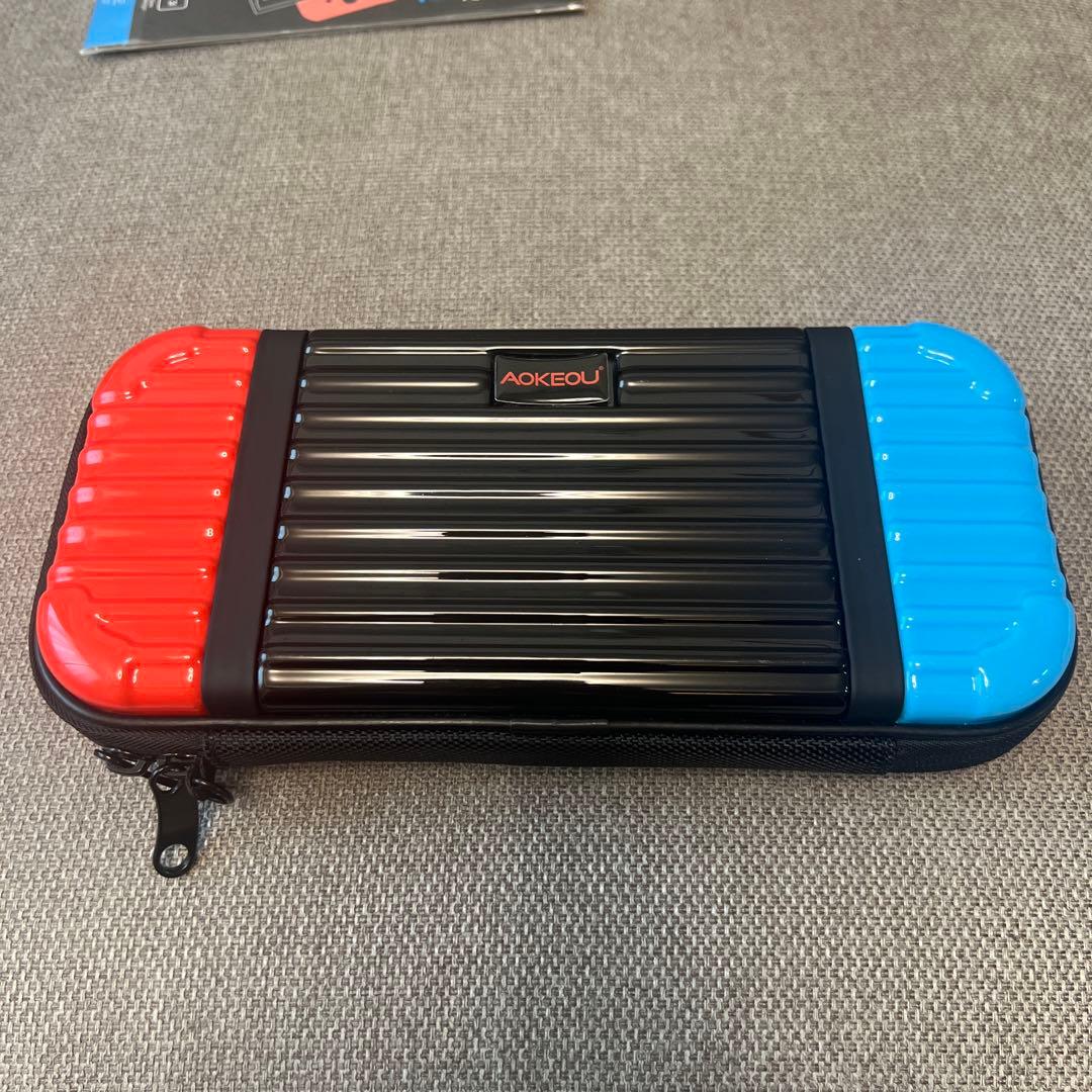 Nintendo Switch 本体　携帯ケース+フィルム付　美品