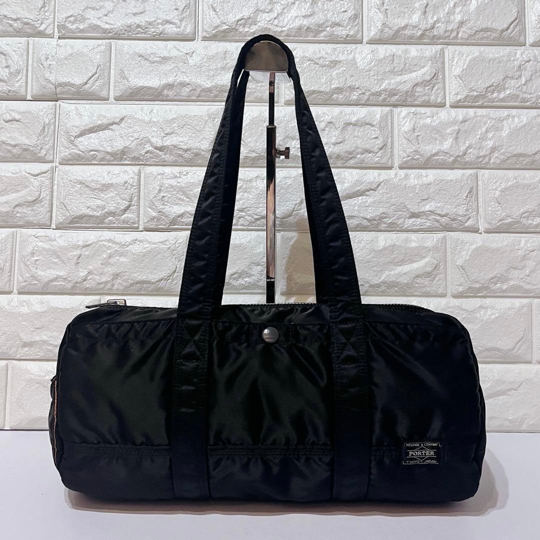 【希少】PORTER タンカー ダッフルバッグ ミニボストン Lサイズ 黒