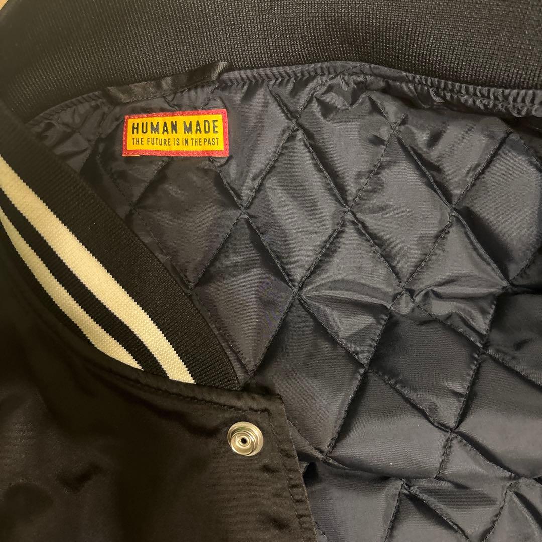 ジャケット・アウター HUMAN MADE NYLON STADIUM JACKET BLACK M