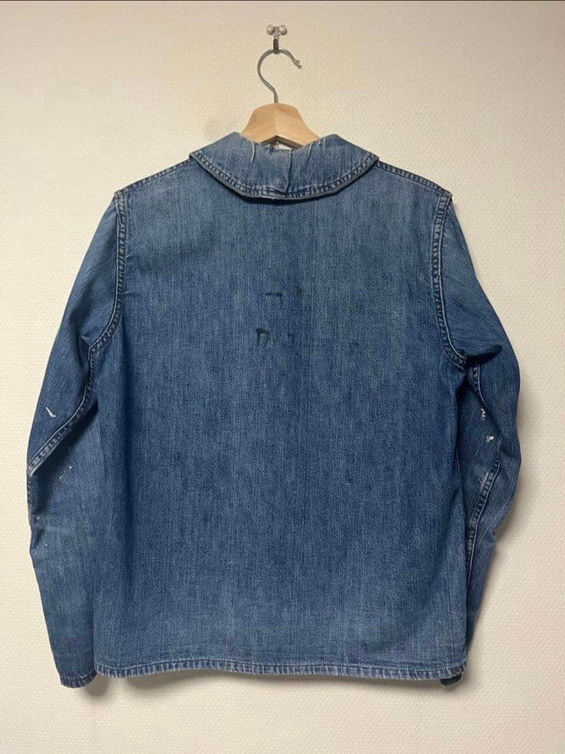 ジャケット・アウター 40s US Navy Shawl Collar Denim Jacket