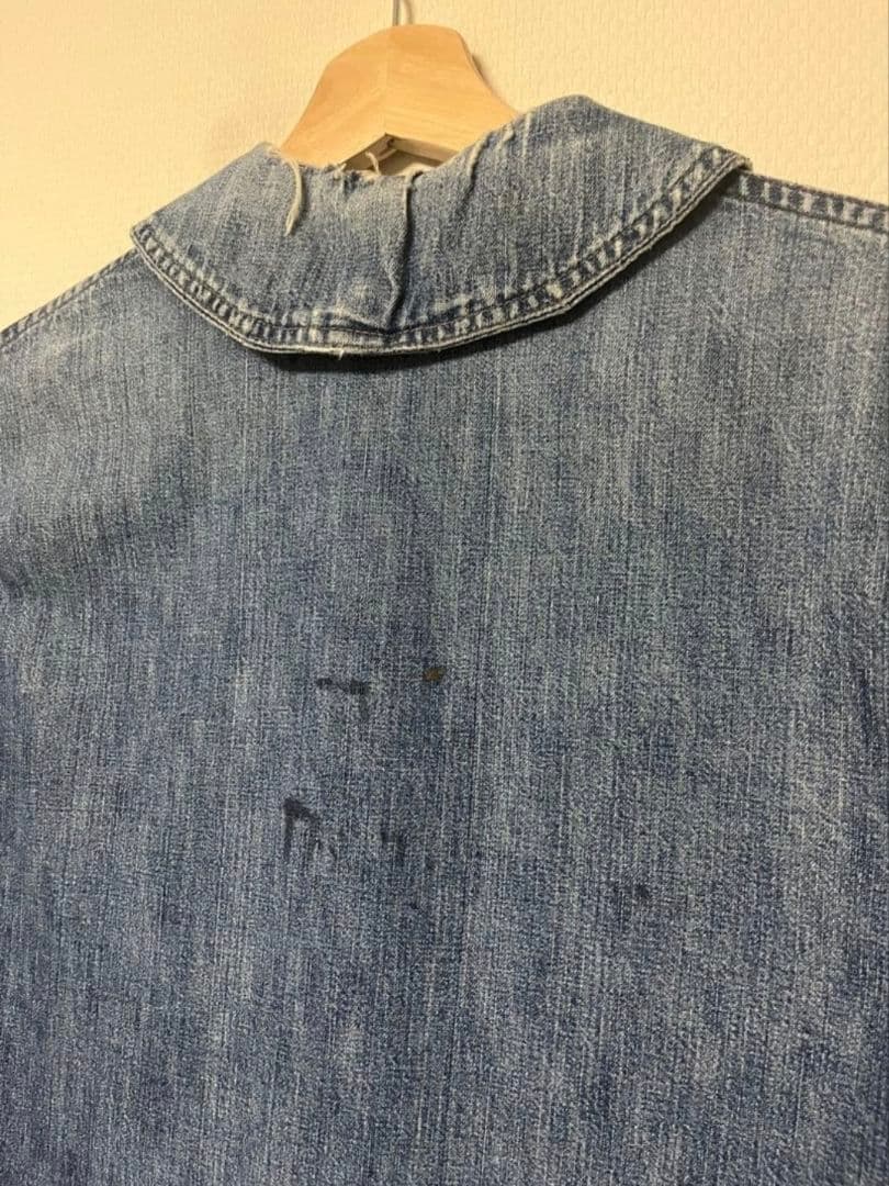 ジャケット・アウター 40s US Navy Shawl Collar Denim Jacket