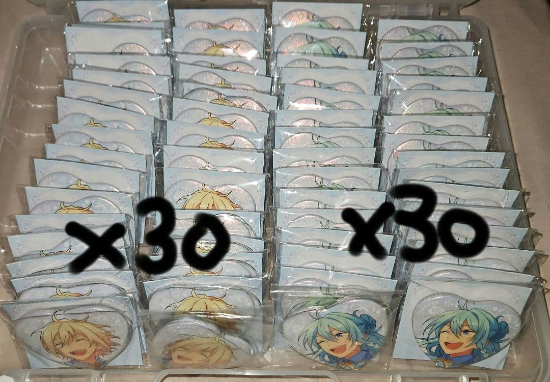 あんスタ 中国 日々樹渉 天祥院英智 誓約 ハート缶バッジ まとめ売り