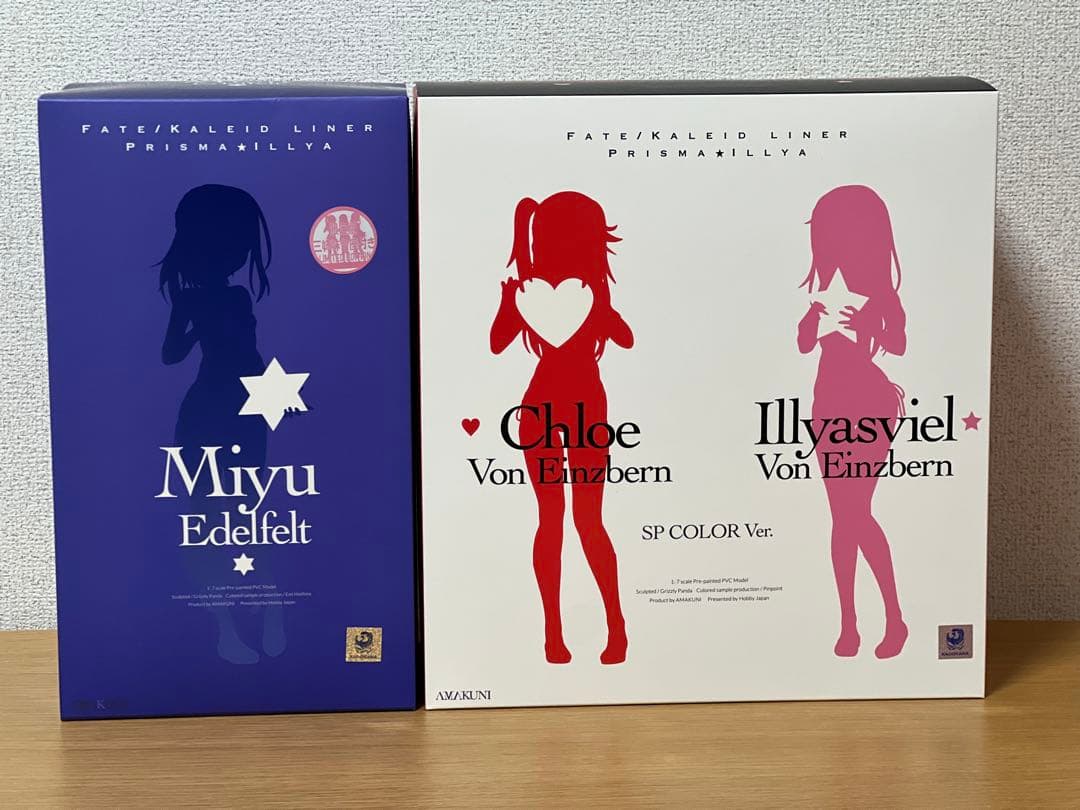 Fate/kaleid linerプリズマ⭐︎イリヤ　イリヤ&クロ&美遊　台座付