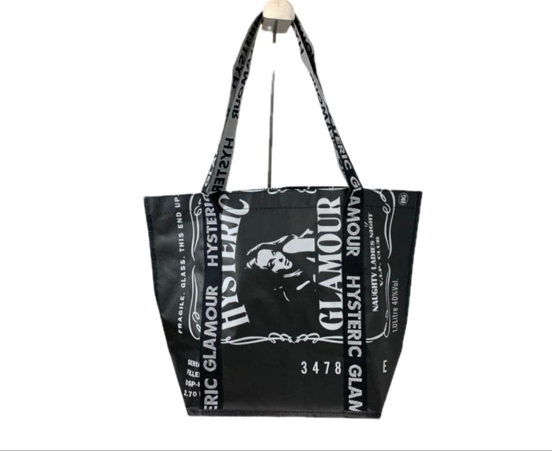 M.H　新品タグ付　ヒステリックグラマーエコバッグ トートバッグ 黒