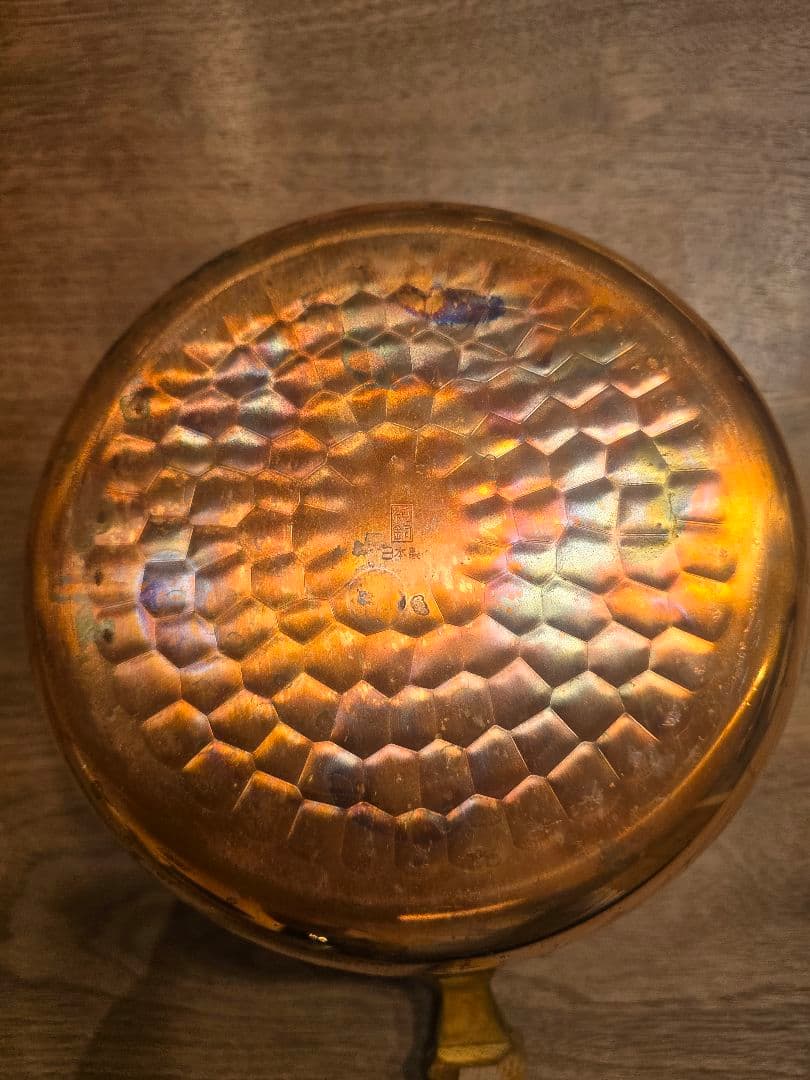 純銅雪平鍋18㎝ アシグリップハンドル アシモクラフト