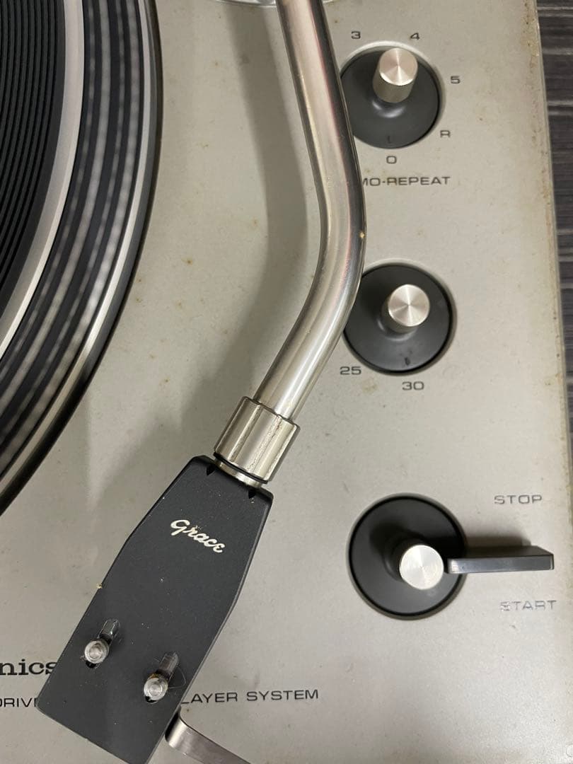 Technics SL-1300 ターンテーブル 通電のみ確認 現状品