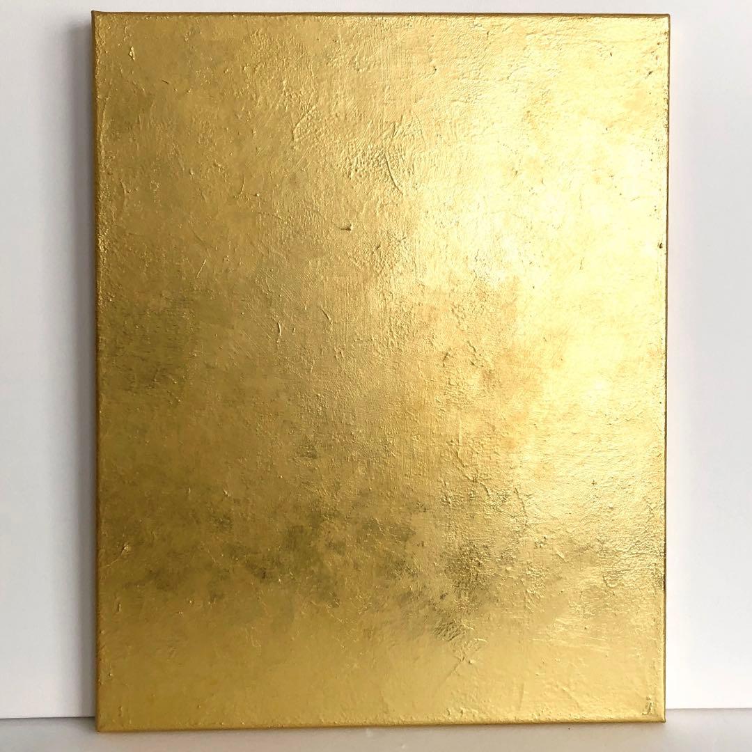 ゴールドアート＊テクスチャーアート抽象画アクリル画現代アート輝く光金箔絵画原画