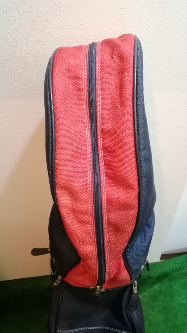 Ralph Lauren Polo Golf キャディバッグ ネイビー/レッド