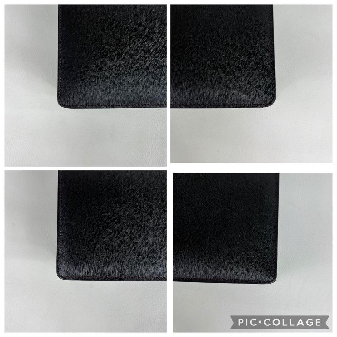 ダンヒル ブリーフケース ビジネスバッグ レザー ダークブラウン フラップ 鍵付