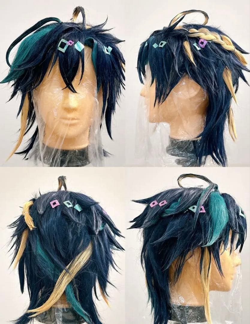 【紫雨さま専用】キィニチ 衣装 ブーツ ウィッグ付き 三分妄想 Mサイズ