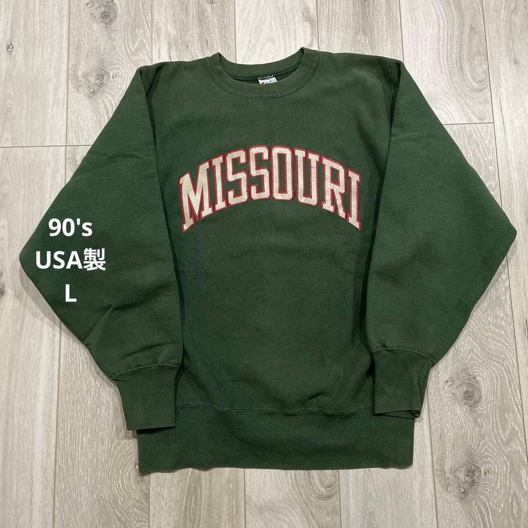 90s USA製 Champion チャンピオン リバースウィーブ ミズーリ大学