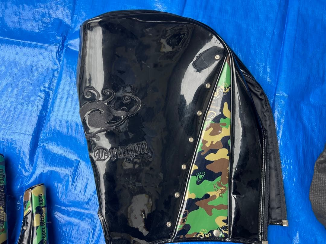 ダンスウィズドラゴン　カモフラキャディバッグ