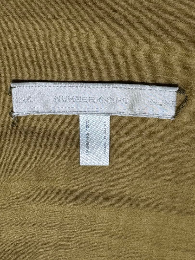 ナンバーナイン アーカイブ 01aw カシミアメッシュストール