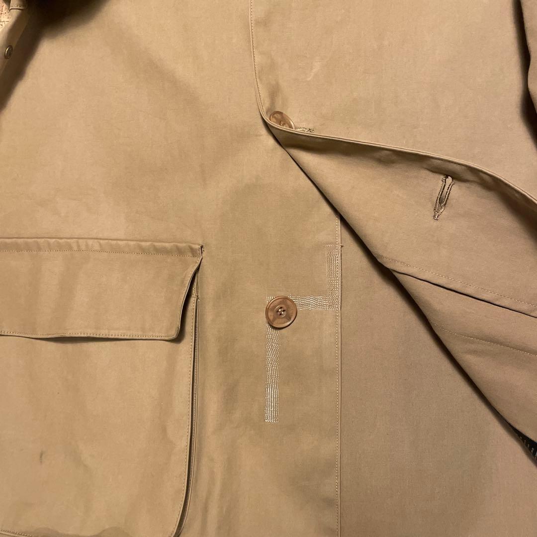 フランシスキャンペリ　フードコート　マッキントッシュ　ゴム引き　フーデッドコート