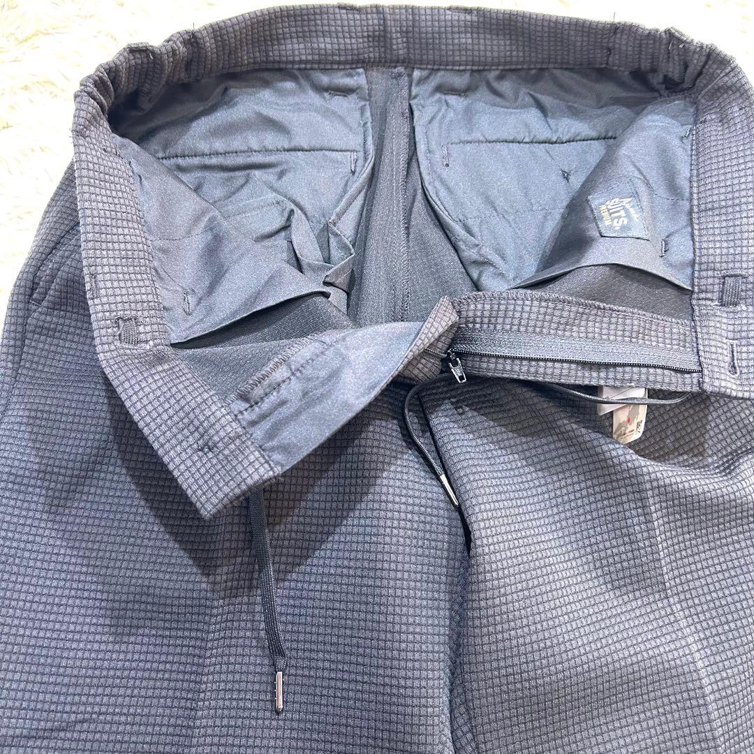 【未使用タグ付】パジャマスーツ 日本製素材 ワッフルジャージセット　ゆったりL