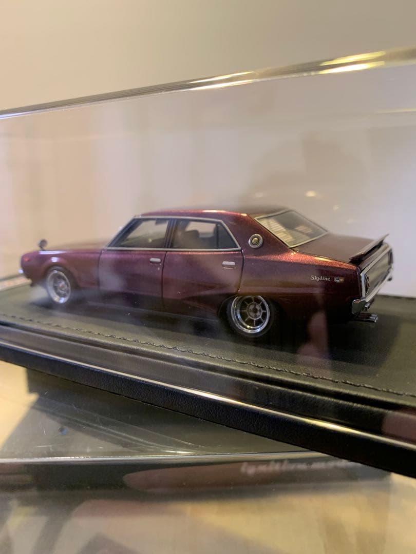 イグニッションモデル　1/43 スカイライン　GT-X (GC110) パープル