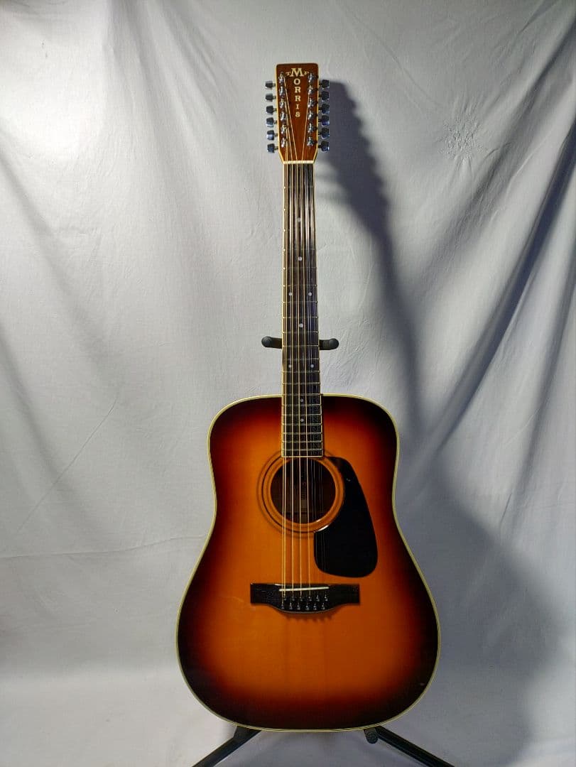 Morris 　TF　B-４５ １２弦ギター 製造年1978年頃ハードケース付属
