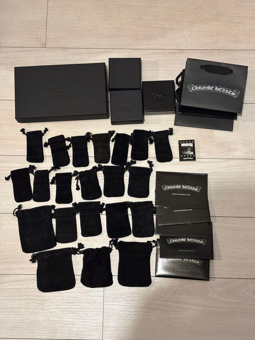 クロムハーツ　革袋　箱　付属品　ナイロン袋