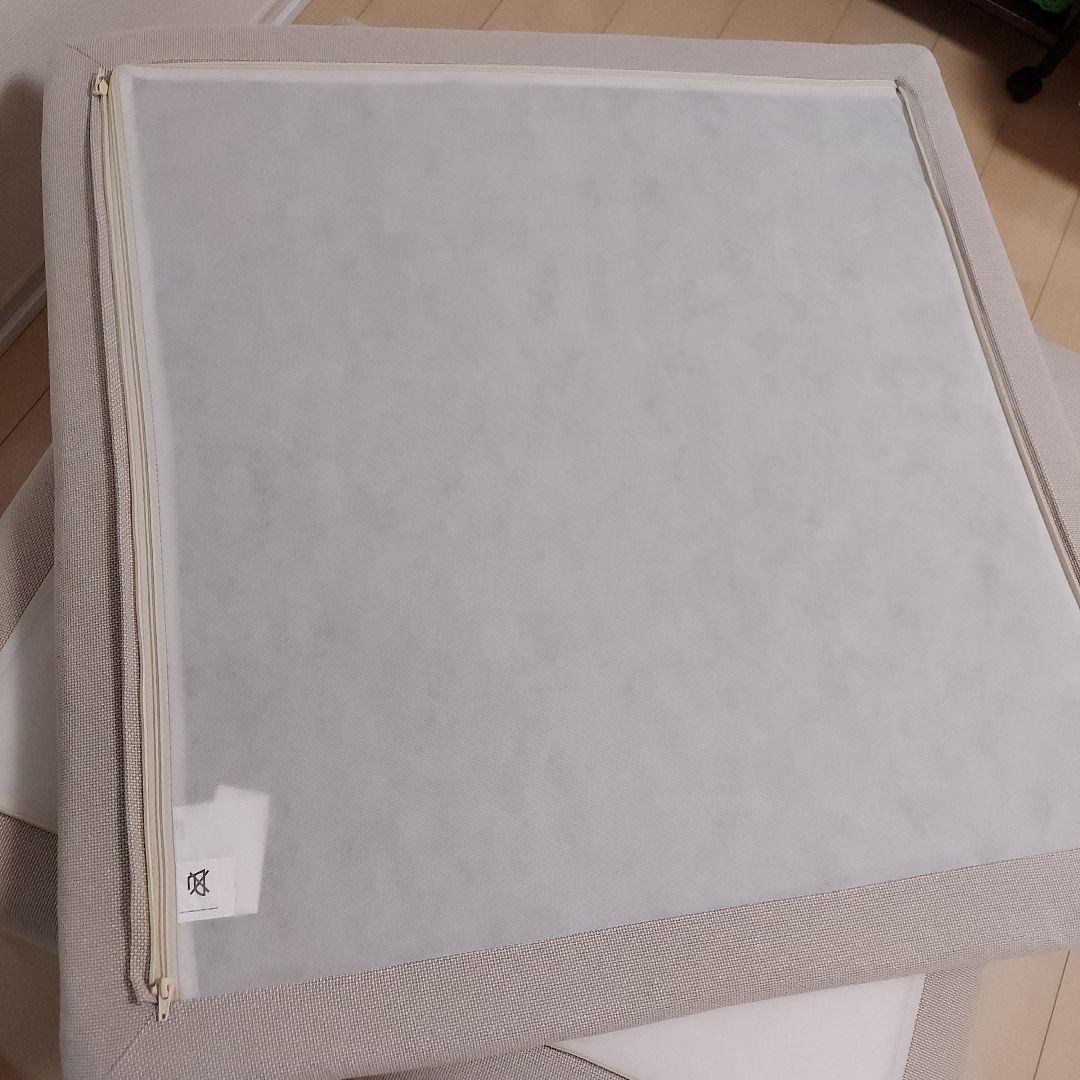 IKEA 美品 ソーデルハムンオットマン 本体&カバー