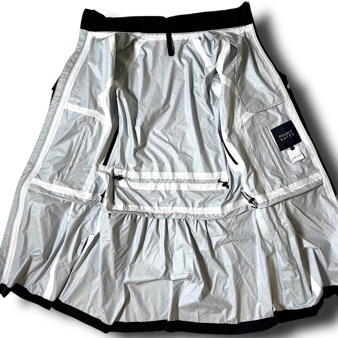 定価46,200円 新品 0 黒 パーリーゲイツ レインジャケット ワンピース