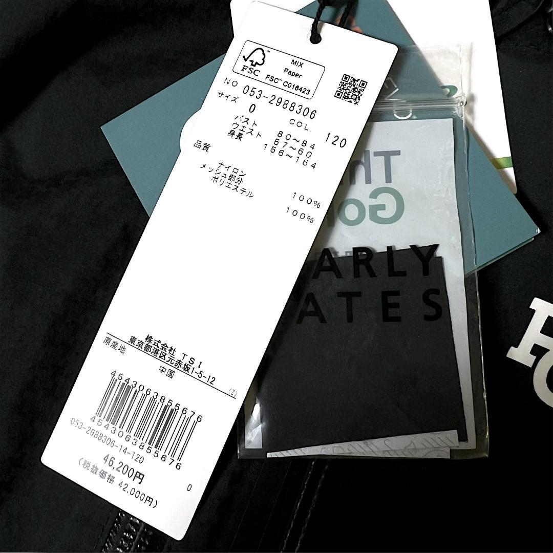 定価46,200円 新品 0 黒 パーリーゲイツ レインジャケット ワンピース