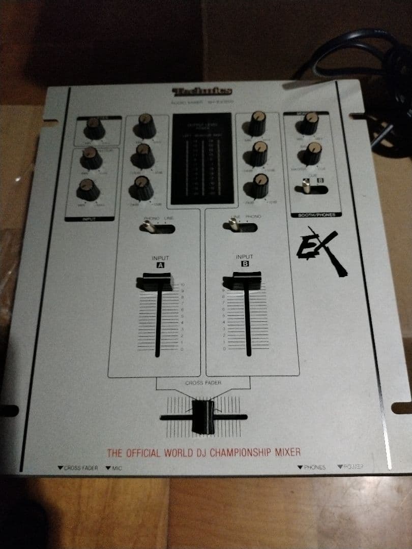 美品 Technics DJ mixer SH 1200 EX シルバー