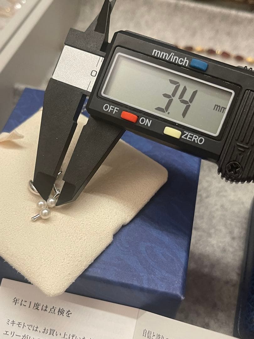 MIKIMOTO ミキモト　ネックレス　ベビーパール真珠約3.4～3.7mm