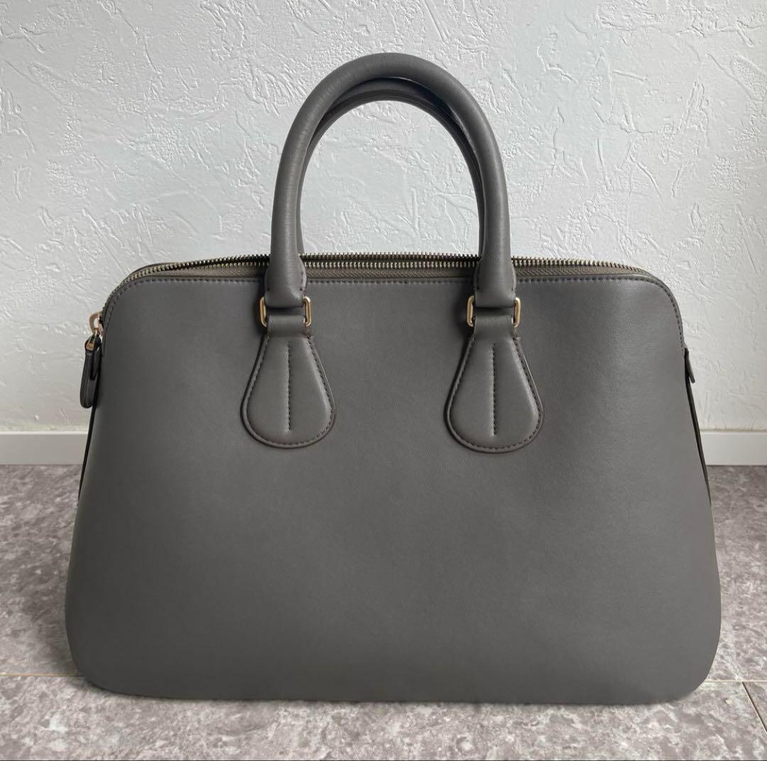 BALLY グレー ビジネスバッグ