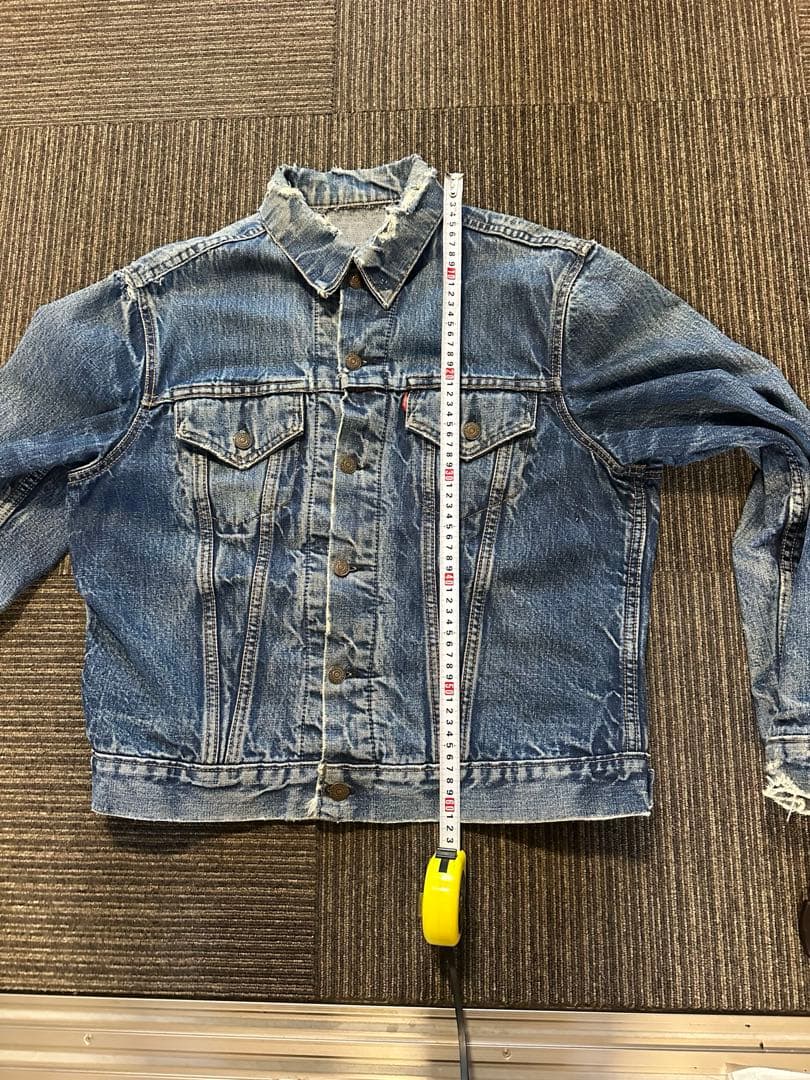 S*C様 ビンテージリーバイス70505 bigE USAドット刻印　ボロw40