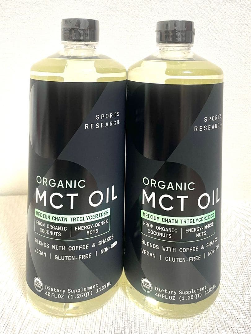 コストコ　スポーツリサーチ オーガニックMCTオイル 1,183mL 2本
