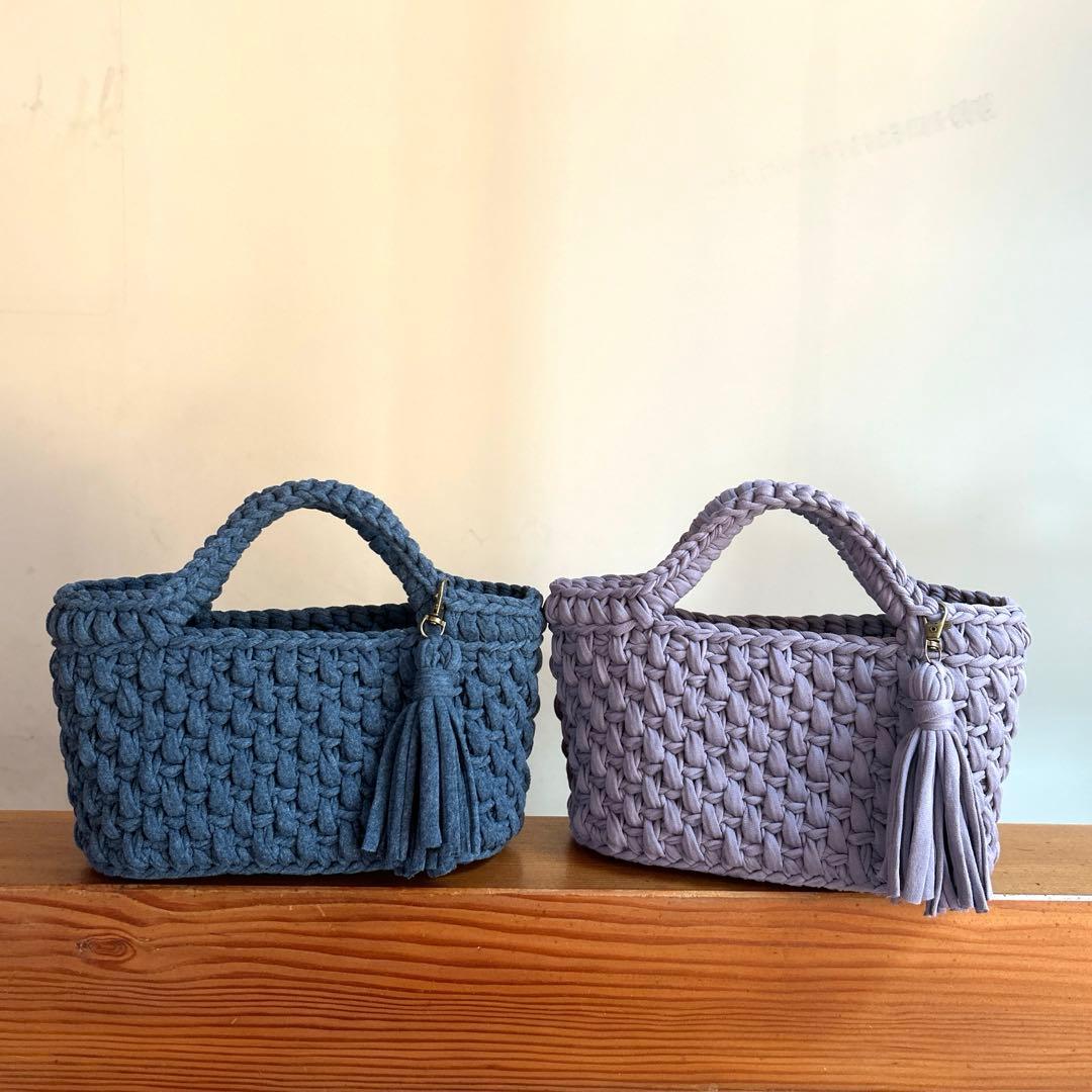 nana8様♡ズパゲッティ マルシェバッグ　ロシアヤーン