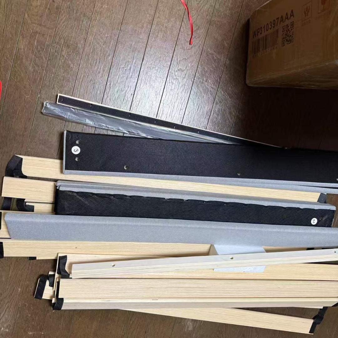 ベッドフレーム ファブリックベッド ベッドフレームのみ