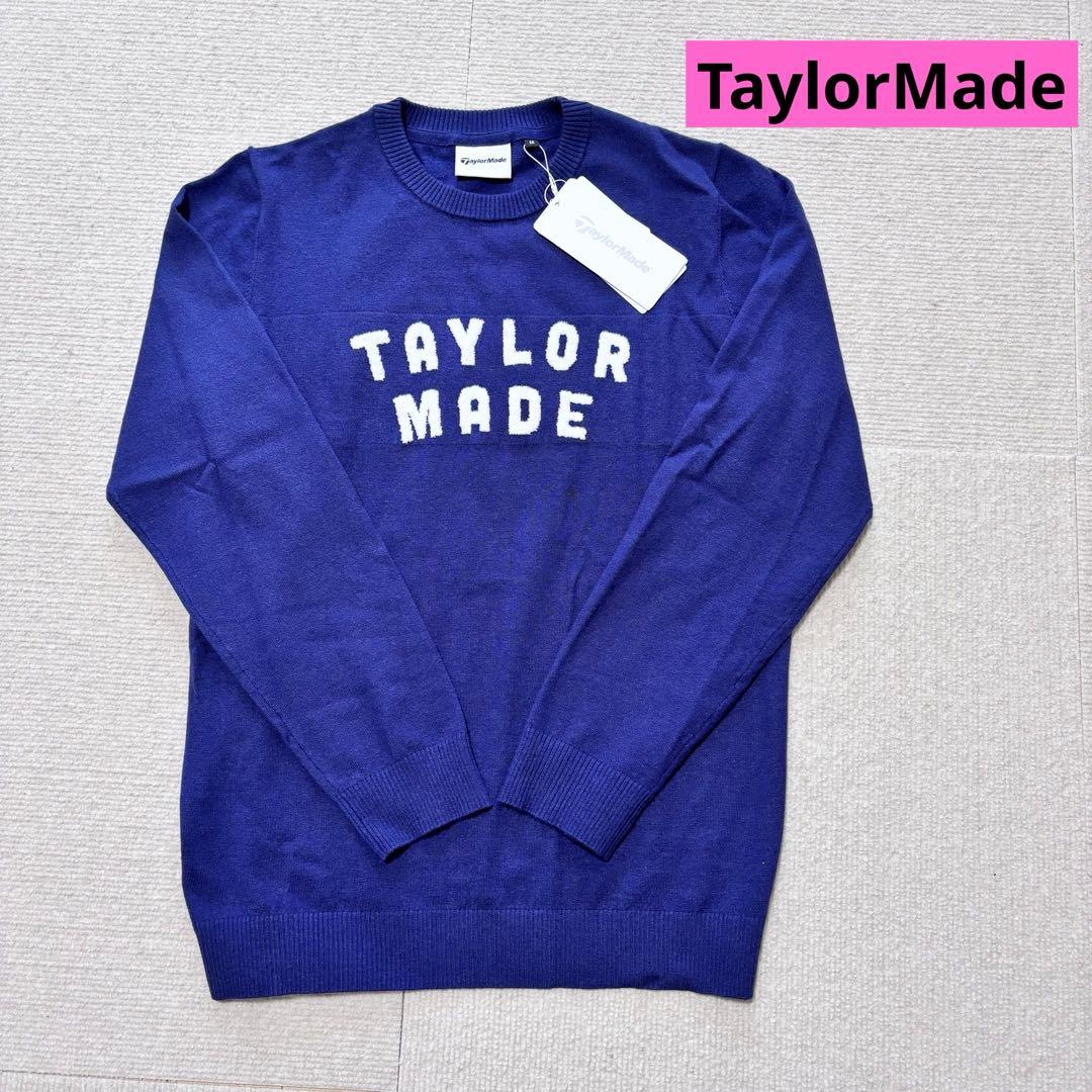 【新品】テーラーメイド　レディースセーター　ネイビー　Mサイズ