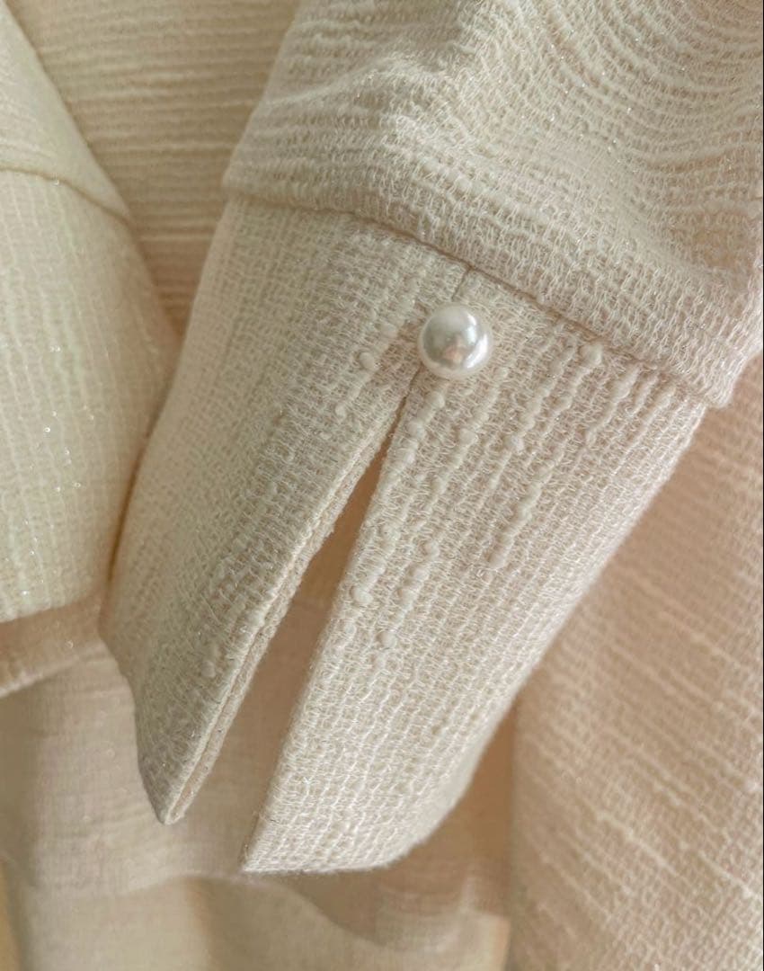 SHIPS ペプラムツイード ドレススーツ セットアップ 入学式 卒業式