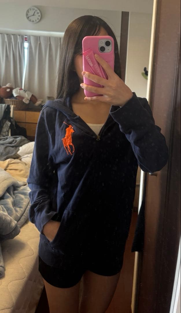 Ralph Lauren ビッグポニー　ジップアップパーカー　Kids L