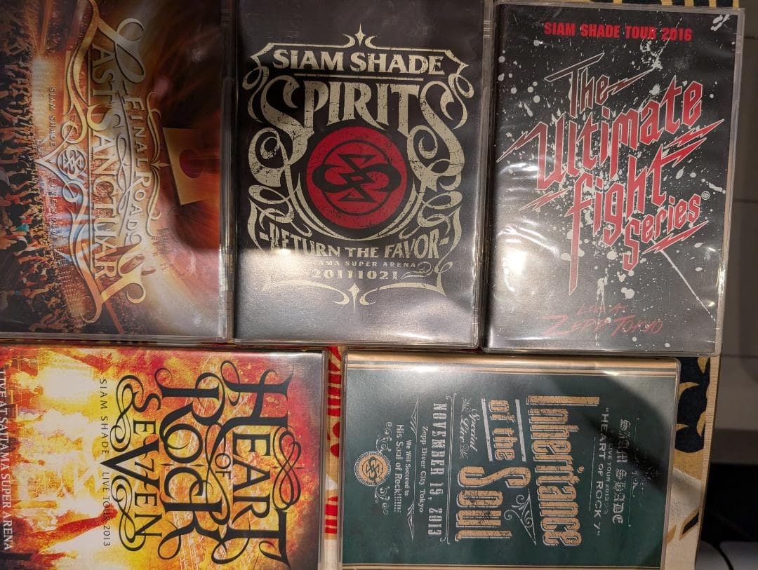 シャムシェイドのレアなDVDセット