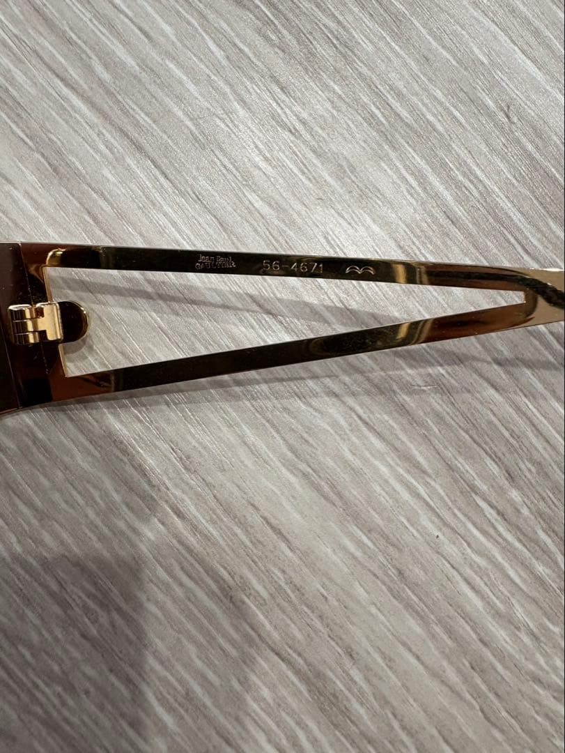 ジャンポールゴルチエ　サングラス　ゴールド　フレーム