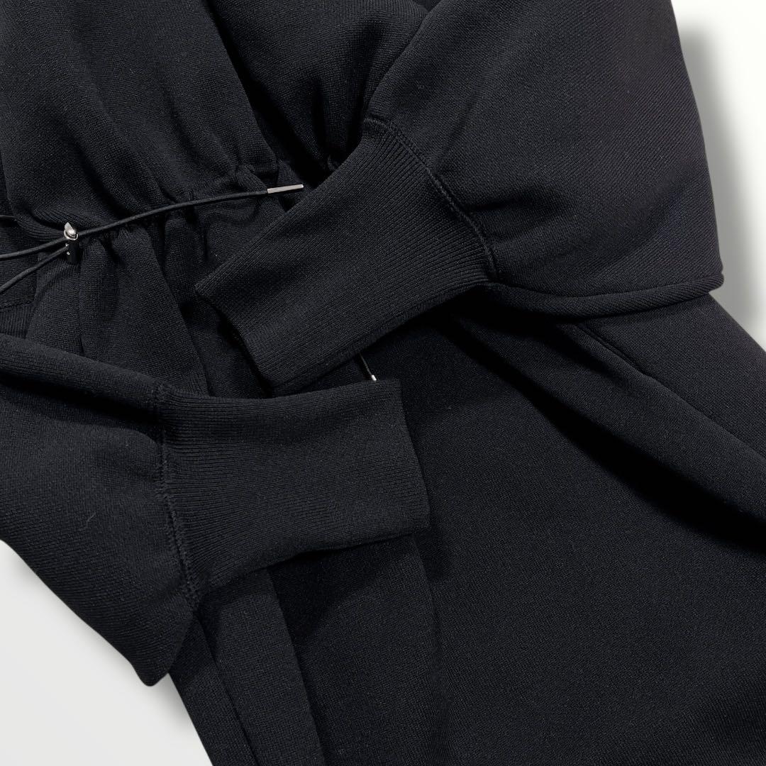 ADAM ET ROPE' FEMME フォルムニットワンピース ブラック　F