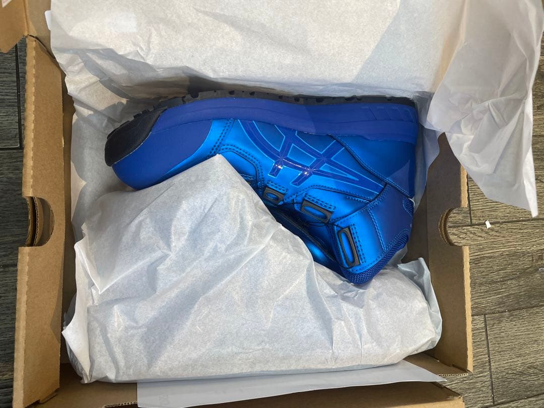 ASICS 安全靴 メタリック3原色3足セット赤・青・黄