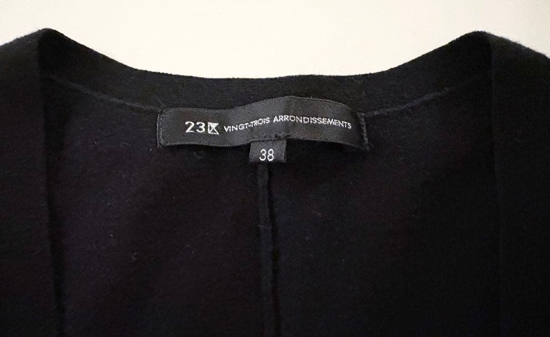 23区 カーディガン　ヴィスコース　ストレッチ　ドルマンスリーブ　2024