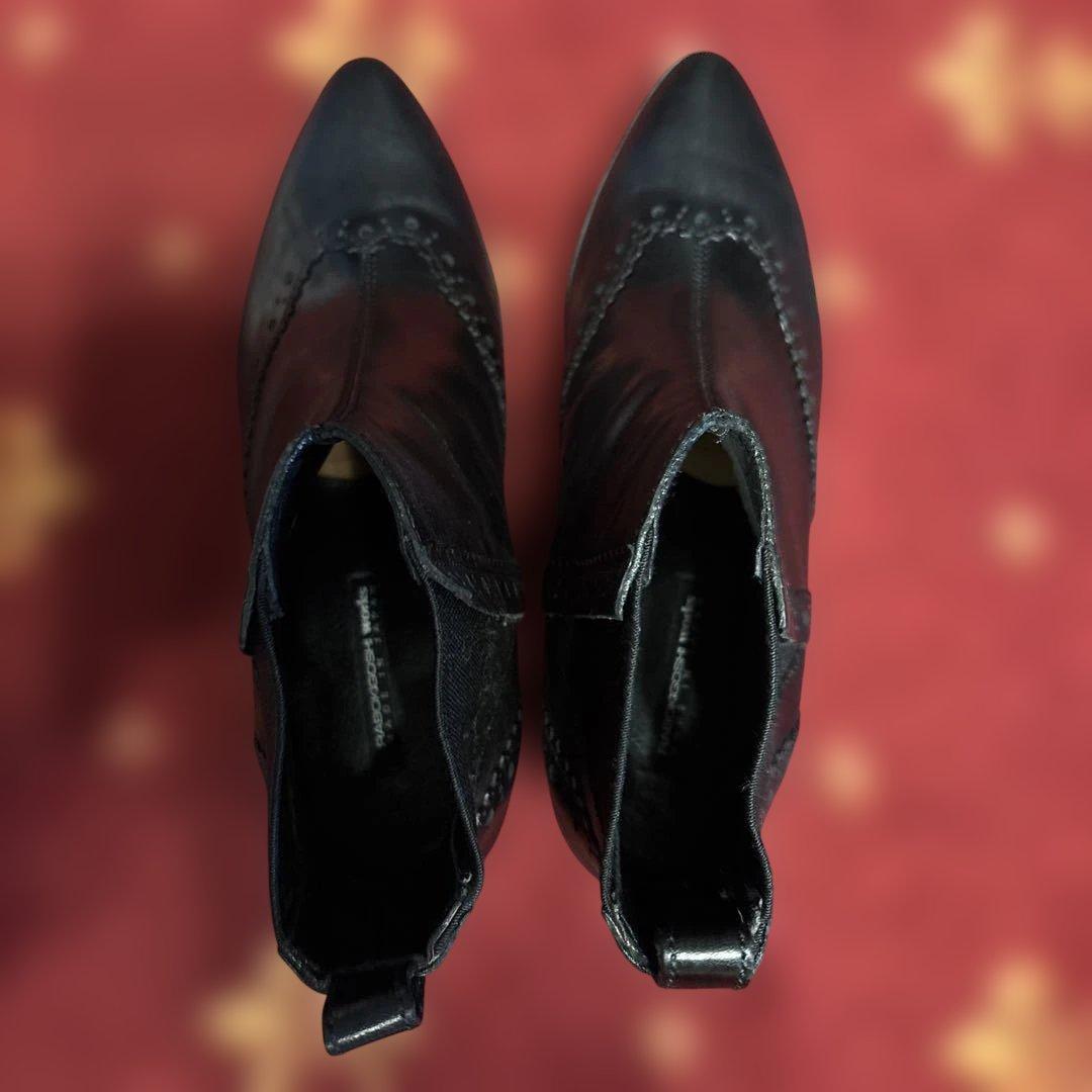 【新品未使用】ラボキゴシ ワークス のブラックブーティ