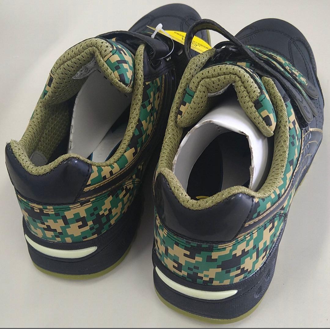 DIADORA 迷彩 安全靴 ベルクロ