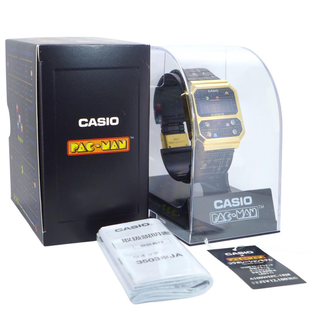 カシオ　パックマン　コラボレーション　 A100WEPC　レア　試着程度　美品