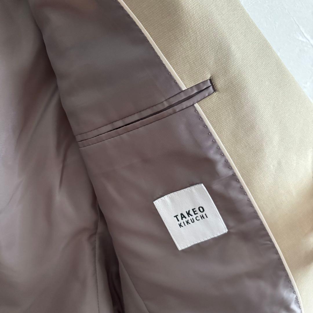 ❣️早い者勝ち新品 タケオキクチ テーラードジャケット LL ベージュ 吸汗速乾