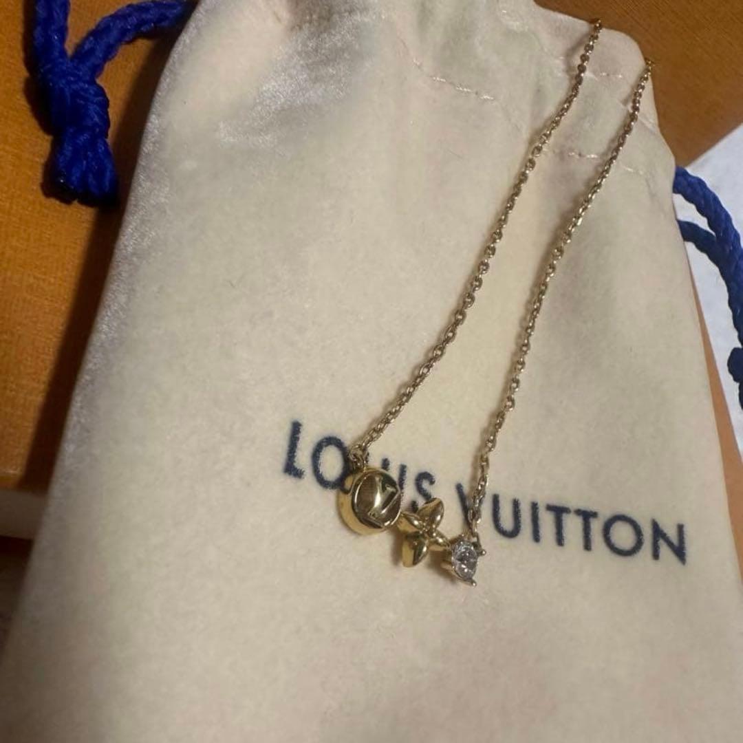 LOUIS VUITTON ロゴチャーム ネックレス