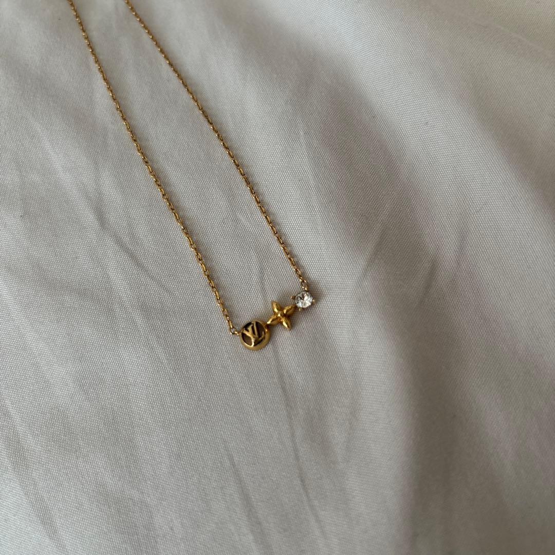 LOUIS VUITTON ロゴチャーム ネックレス