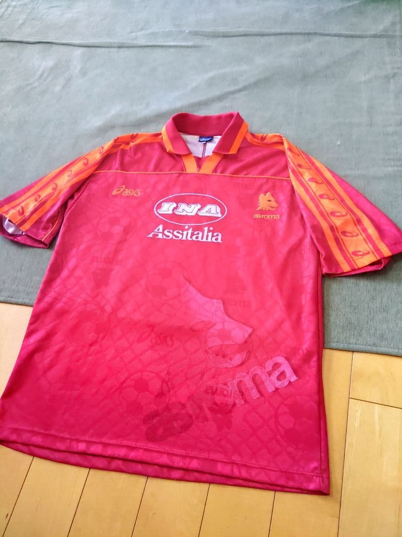ヴィンテージユニフォーム95/96ASローマNo.12アシックス