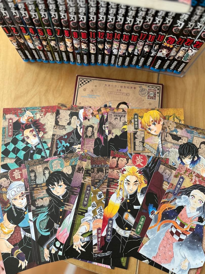 鬼滅の刃 23巻 全巻セット＋零巻＋公式キャラクターズブック＋ノベライズ本付き！