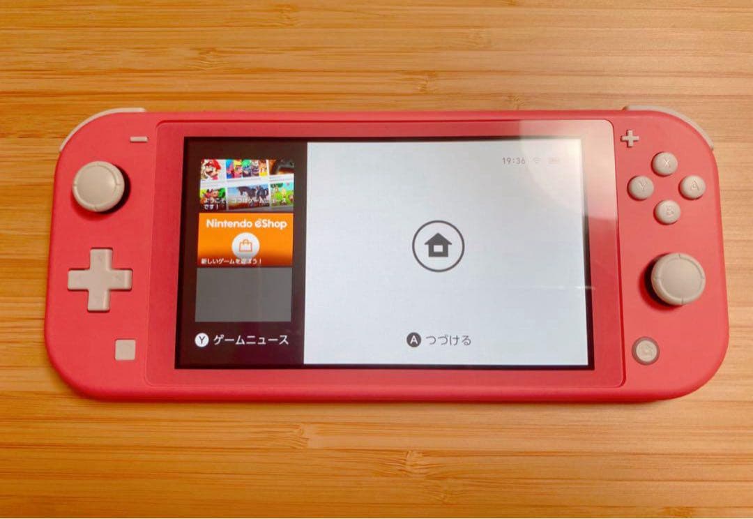 【箱付き】Nintendo Switch Lite コーラルピンクsdカード付き