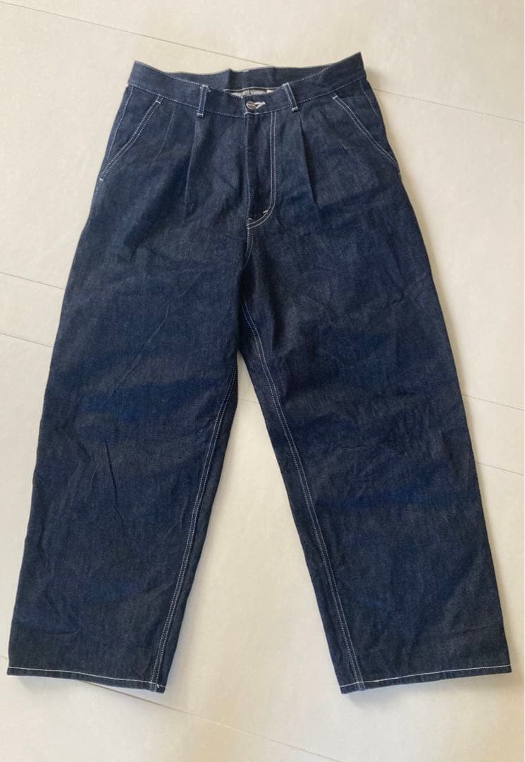 シ*ラ様 Graphpaper Selvage Denim Two Tuck P